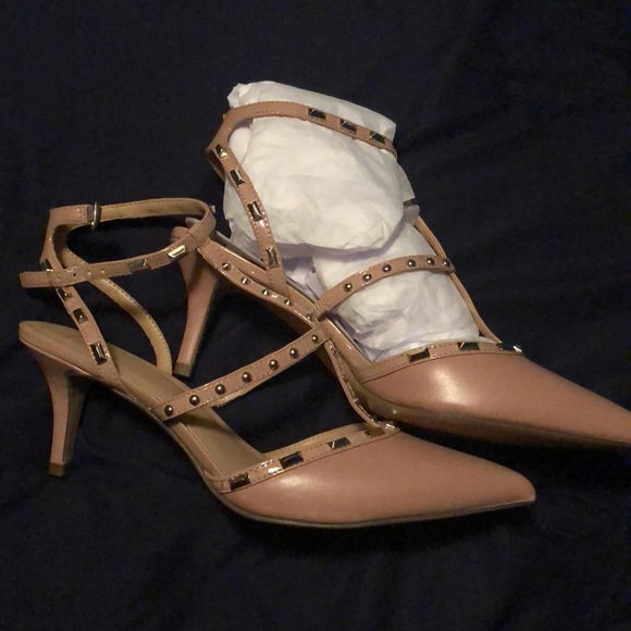 INC International Concepts | Shoes | Inc Carma Pointed Toe Studded Kitten Heel Pumps | Poshmark